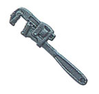 Dollhouse Miniature Small Pipe Wrench